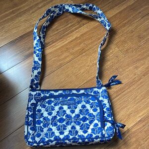Vera Bradley bag cobalt tile adjustable purse